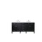 James Martin Vanities Brittany 72in Double Vanity, Black Onyx w/ 3 CM Eternal Marfil Quartz Top 650-V72-BKO-3EMR - alternate 1
